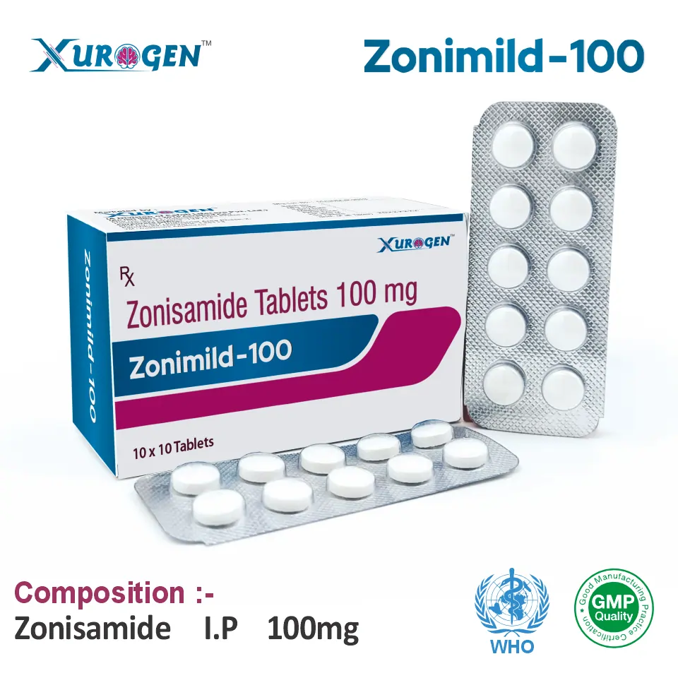 Zonisamide 100mg Tablet from Top Pharma Company in India